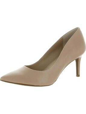 Alfani Jeules Leather Blush Nude Tan Pumps Sz 8 BNWB